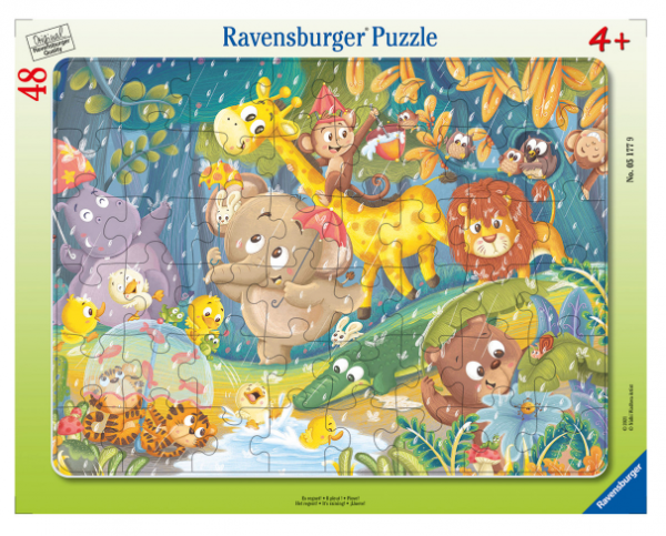 Ravensburger Puzzle 48 Teile - Es regnet! 05.177