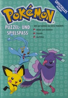 Pokémon Heft: Wie gut kennst Du Pokémon 5 - Puzzel- und Spielspass