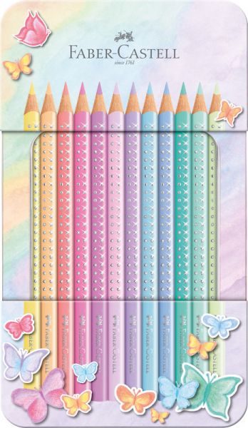 FABER CASTELL Sparkle Pastell Etui