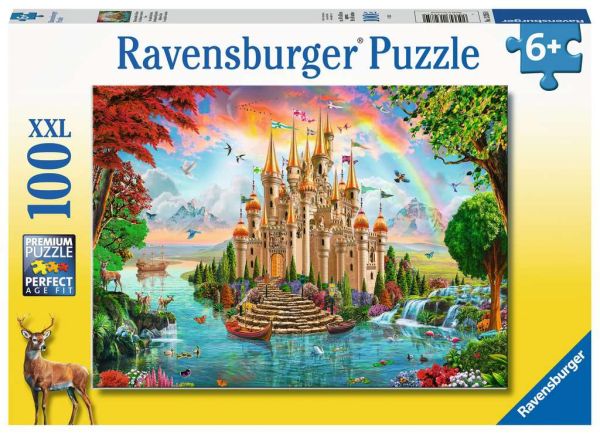 Puzzle 100 Teile Märchenhaftes Schloss 13.285
