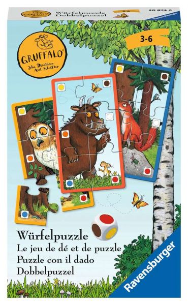 Ravensburger Kartenspiel Der Grüffelo Würfelpuzzle 20.874