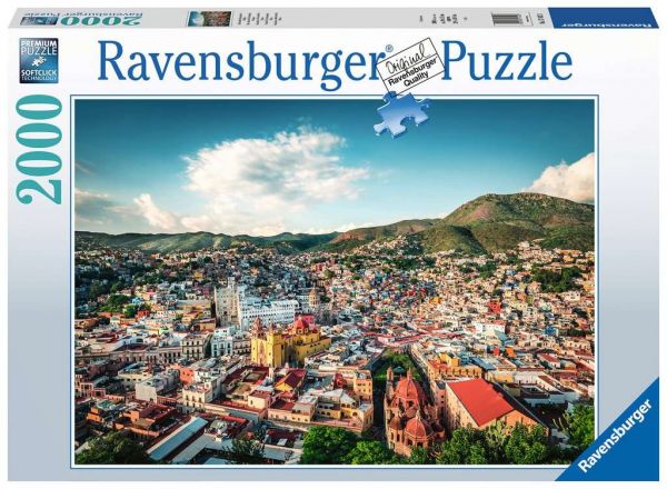 Puzzle 2000 Teile Kolonialstadt Guanajuato in Mexiko 17.442