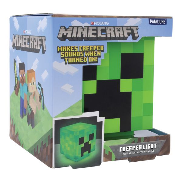 Minecraft Creeper Tischleuchte