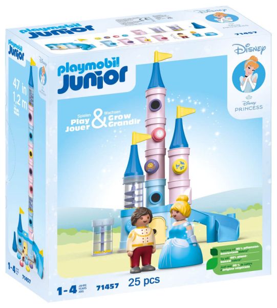 PLAYMOBIL JUNIOR & Disney: Cinderellas Schloss 71457