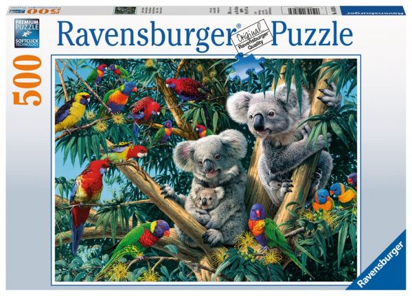 Puzzle 500 Teile : Koalas im Baum 14.826