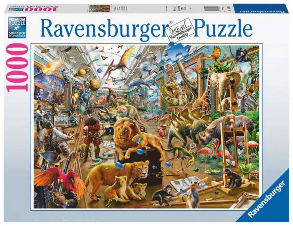 Puzzle 1000 Teile Chaos in der Galerie 16.996