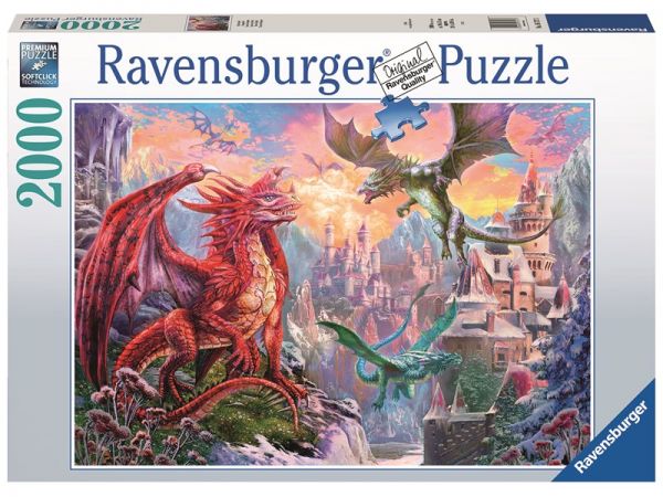 Puzzle 2000 Teile: Drachenland 16.717