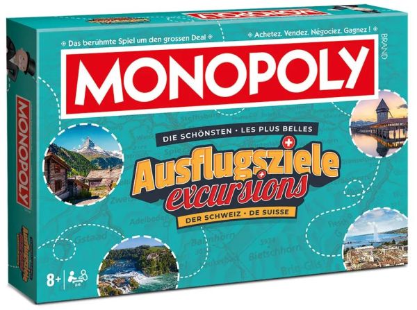 Monopoly Die schönsten Ausflugsziele der Schweiz