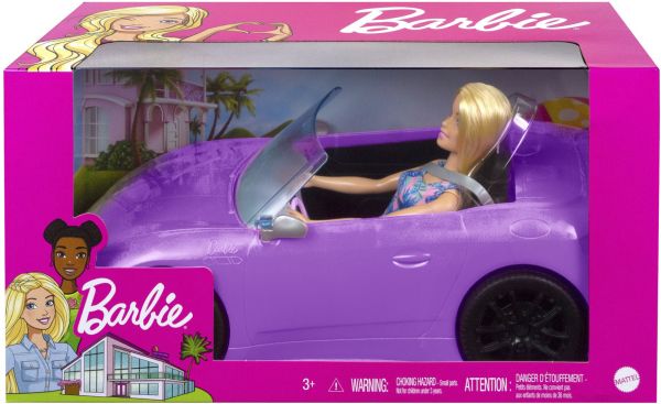 Barbie mit Cabrio