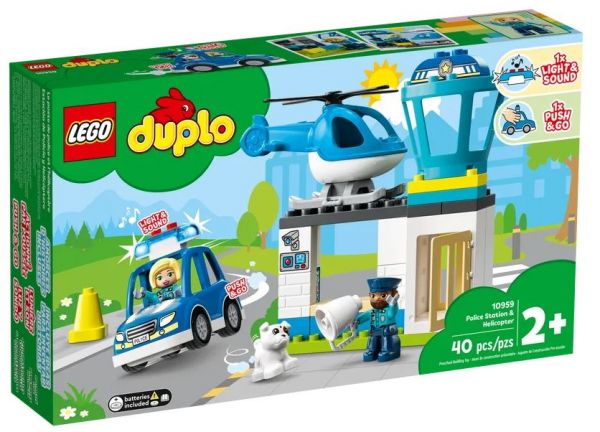 LEGO DUPLO Polizeistation mit Hubschrauber 10959