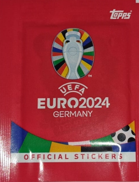 Topps Euro Sticker 2024 Beutel mit 6 Bilder