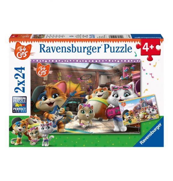 Puzzle Die Buffycats machen Musik 05.012 2x24