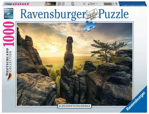 Puzzle 1000 Teile Erleuchtung - Elbsandsteingebirge 017.093