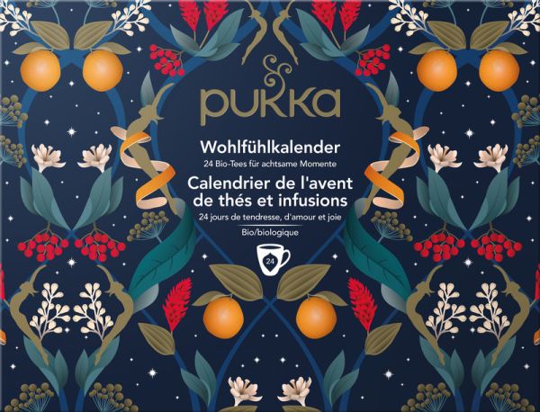 Adventskalender Purka Wohlfühlkalender Bio-Tee