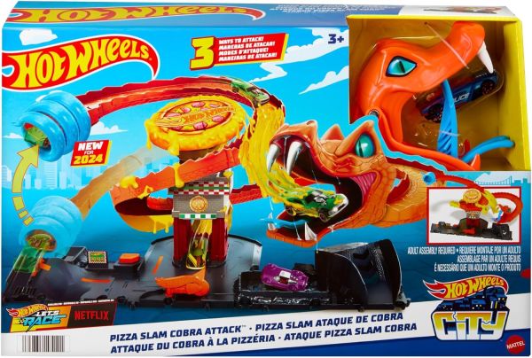 Hot Wheels City Cobra Slam Pizza Attack