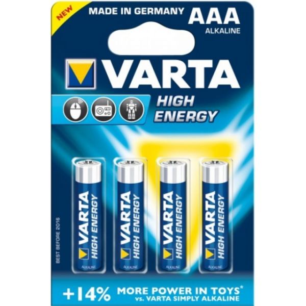 Varta High Energy AAA 4 Batterien