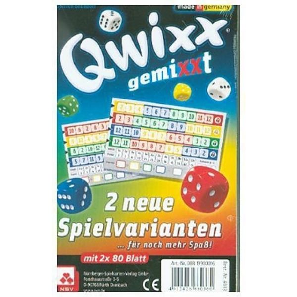 Qwixx Mixx 2 neue Spielvarianten Böcke