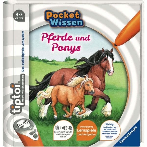 Tiptoi Buch Pocket Wissen - Pferde und Ponys 55.408