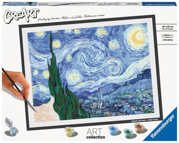 Creart ART Collection: Starry Night (Van Gogh) 40 x 30 cm 23.518