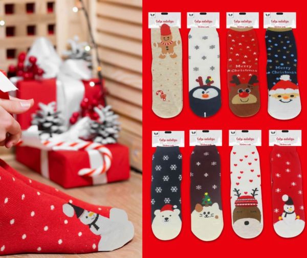 Weihnachts - Socken Einheitsgrösse Gr.36 - 39