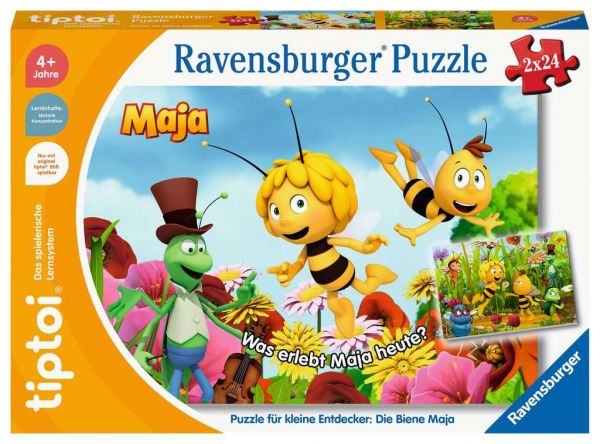 Tiptoi Puzzle für kleine Entdecker: Die Biene Maja 2x24 00.141