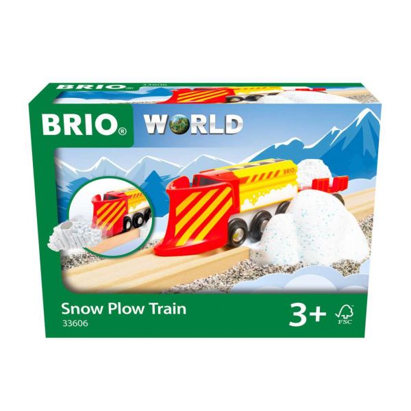 Brio Snopw Plow Train / Gelbe Lok 33606