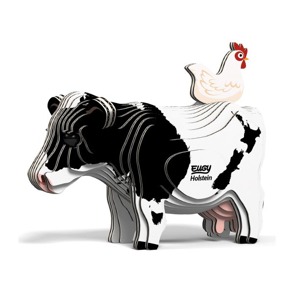 3D Bastelset Holstein Kuh