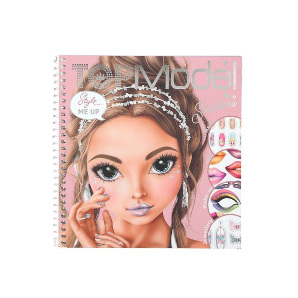 Top Model Dress Me Up Stickerbuch Face Glitter Queen