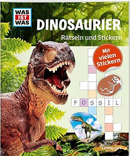 Was ist Was Rätseln und Stickern - Dinosaurier