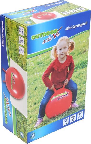 Outdoor Active Hüpfball Mini rot 35cm