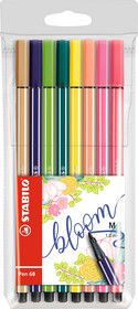 Stabilo Pen 68 8er Etui Living Colors Boom