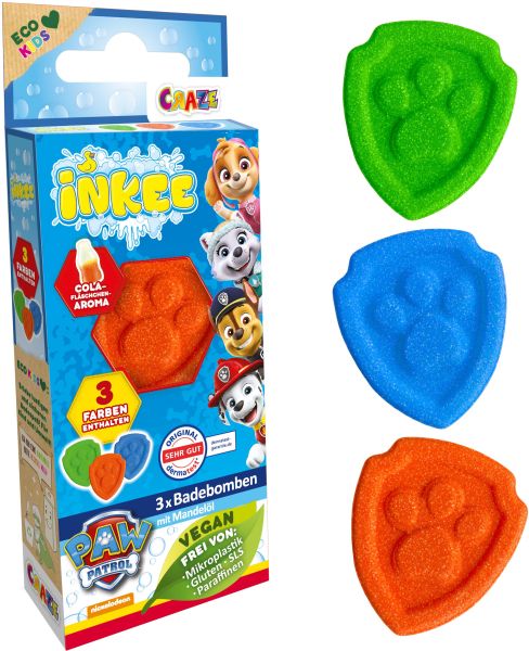 Inkee mini Paw Patrol Badebomben