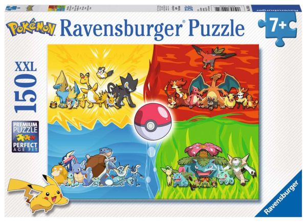Ravensburger Puzzle 150 Teile Pokemon Typen 10.035