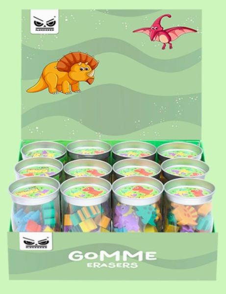 Radiergummi Set Dinosaurier