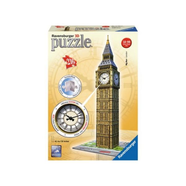 Puzzle 3D Big Ben mit Uhr