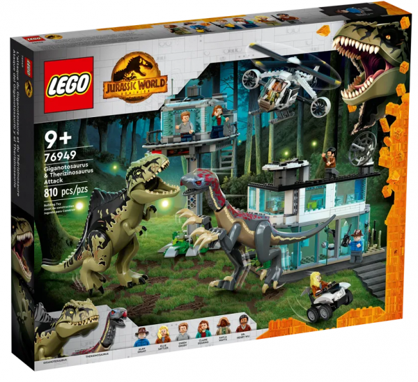 LEGO Jurassic World Giganotosaurus & Therizinosaurus Angriff 76949