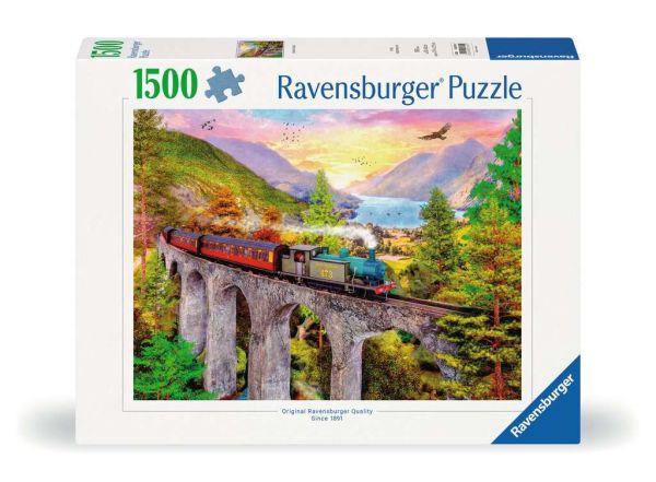 Ravensburger Puzzle 1500 Teile Zugfahrt im Herbst 00.795