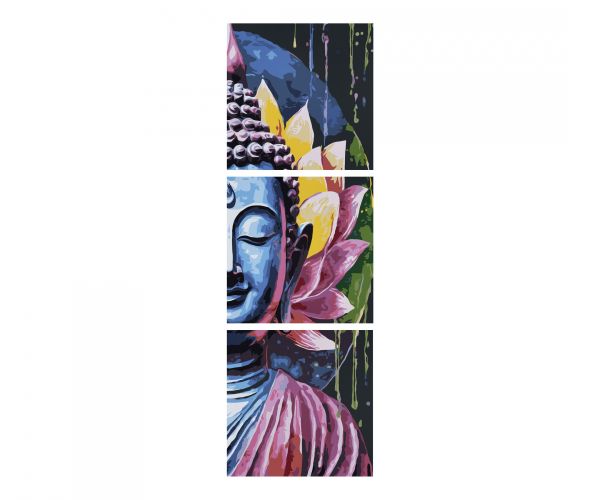 Schipper Buddah Triptochon 3x je 40x40cm