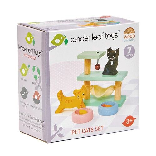 Tender Leaf Toys Katzen für Puppenhaus