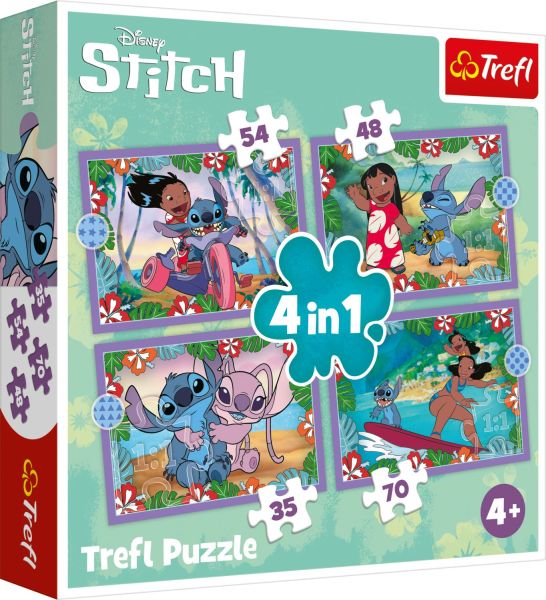 Stitch 4 in 1 Puzzle