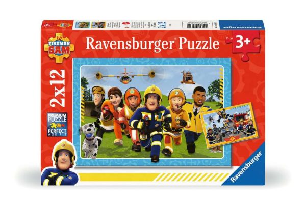 Ravensburger Puzzle 2x12 Teile Die Rettung naht 01.031
