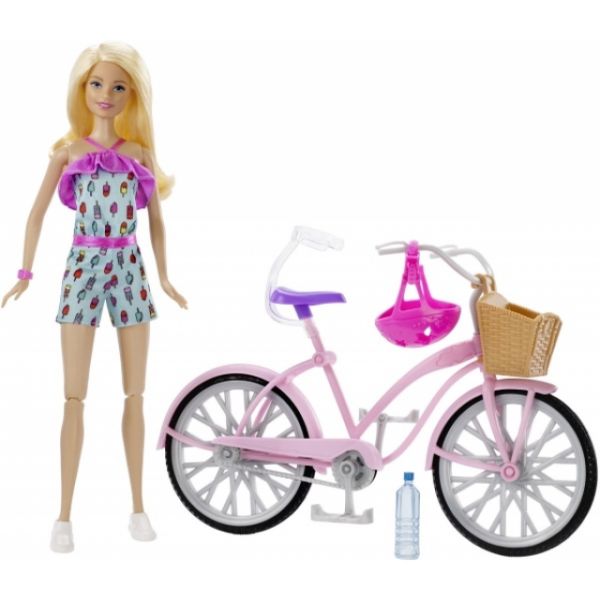 Barbie mit Fahrrad