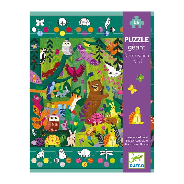Puzzle Beobachtung Wald 54-teilig
