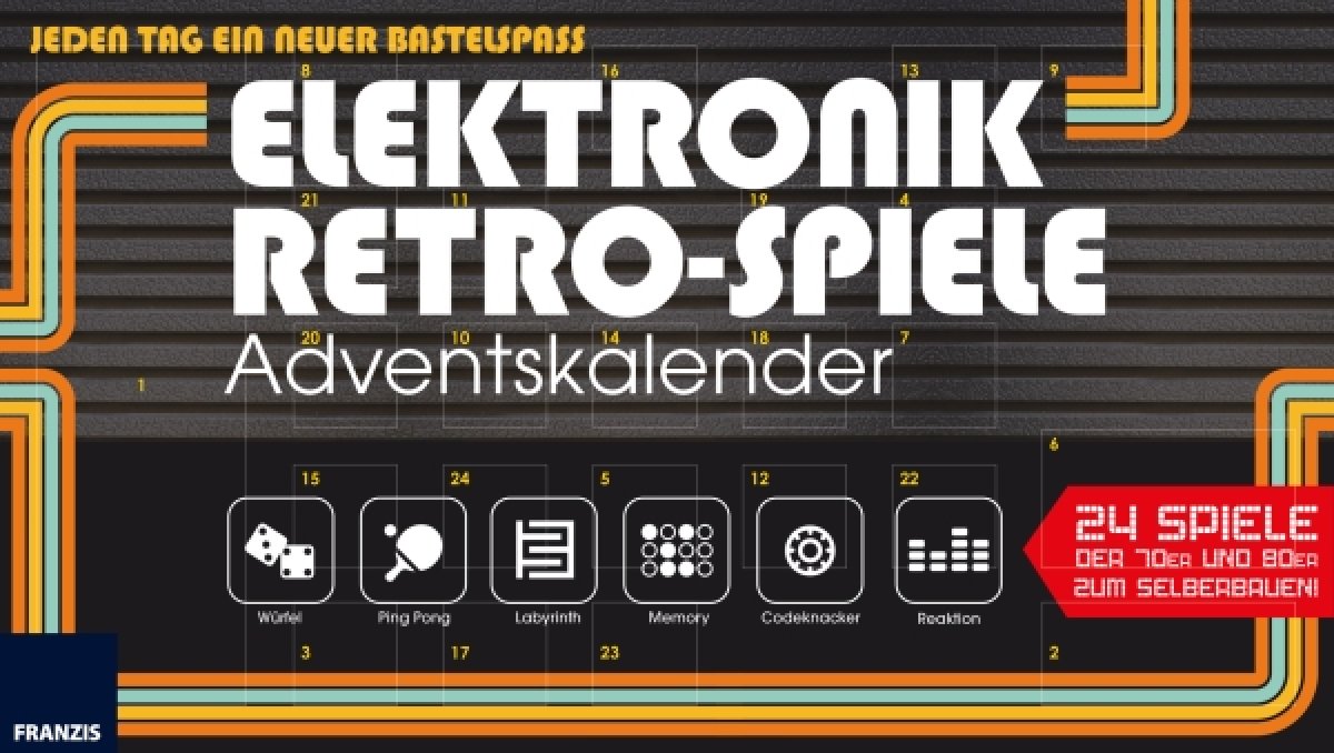 Adventshalender Elektronik Retro Spiele