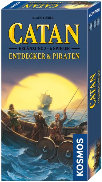 Catan Entdecker und Piraten Ergänzung 5 - 6 Spieler