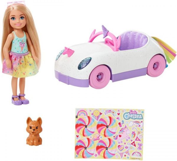 Barbie Chelsea Puppe Spielset mit Auto