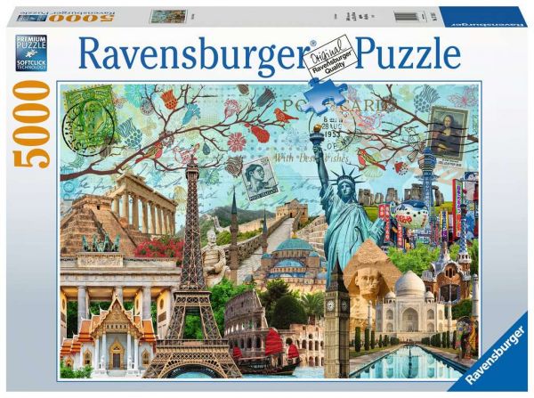 Puzzle 5000 Teile Big City Collage 17.118