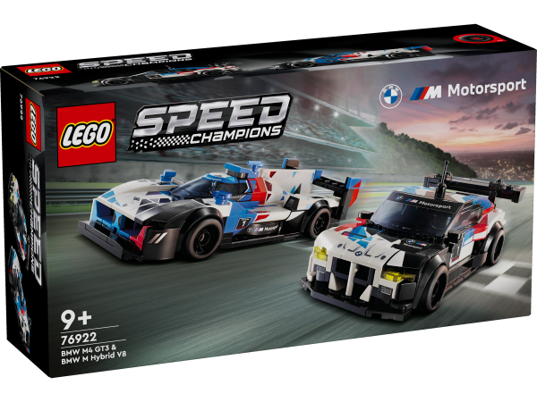 LEGO Speed Champions BMW M4 GT3 & BMW M Hybrid V8 Rennwagen 76922