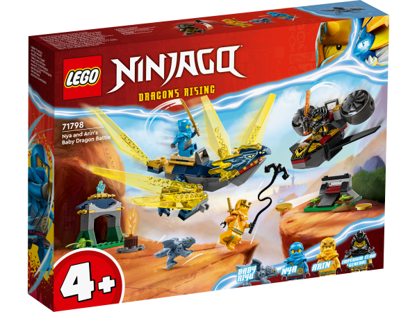 LEGO Ninjago Duell zwischen Nya und Arins Babydrachen 71798