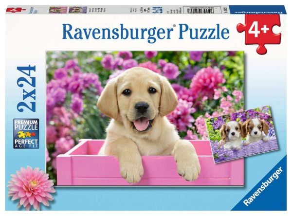 Ravensburger Puzzle 2x24 Freunde mit Fell Teile 5.029